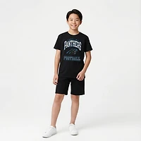 Outerstuff Kids' Carolina Panthers Big Blocker Short Sleeve T-shirt