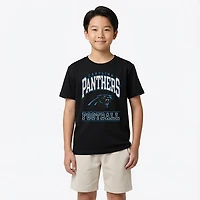Outerstuff Kids' Carolina Panthers Big Blocker Short Sleeve T-shirt