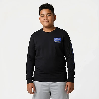 Nike Youth Dallas Mavericks Essential Fade Long Sleeve T-shirt