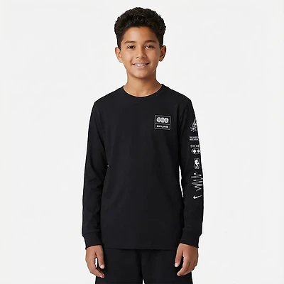 Nike Youth San Antonio Spurs Essential Fade Long Sleeve T-shirt