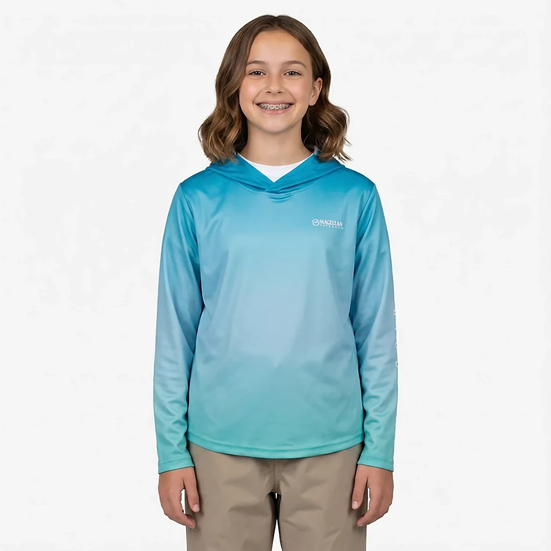 Magellan Outdoors Girls' Caddo Lake Ombre Hoodie
