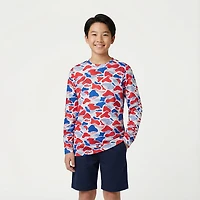 Magellan Outdoors Boys' Mallard Fish Camo Long Sleeve T-shirt