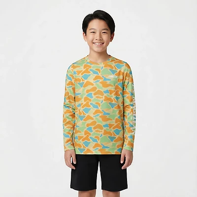 Magellan Outdoors Boys' Mallard Fish Camo Long Sleeve T-shirt