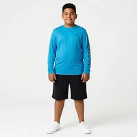 Magellan Outdoors Boys' Casting Crew Print Logo Fishing T-shirt