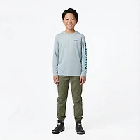 Magellan Outdoors Boys' Casting Crew Print Logo Fishing T-shirt