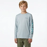 Magellan Outdoors Boys' Casting Crew Print Logo Fishing T-shirt