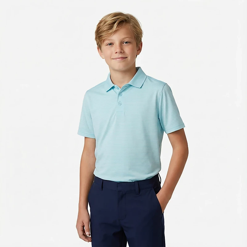 BCG Boys' Golf Stripe Polo Shirt