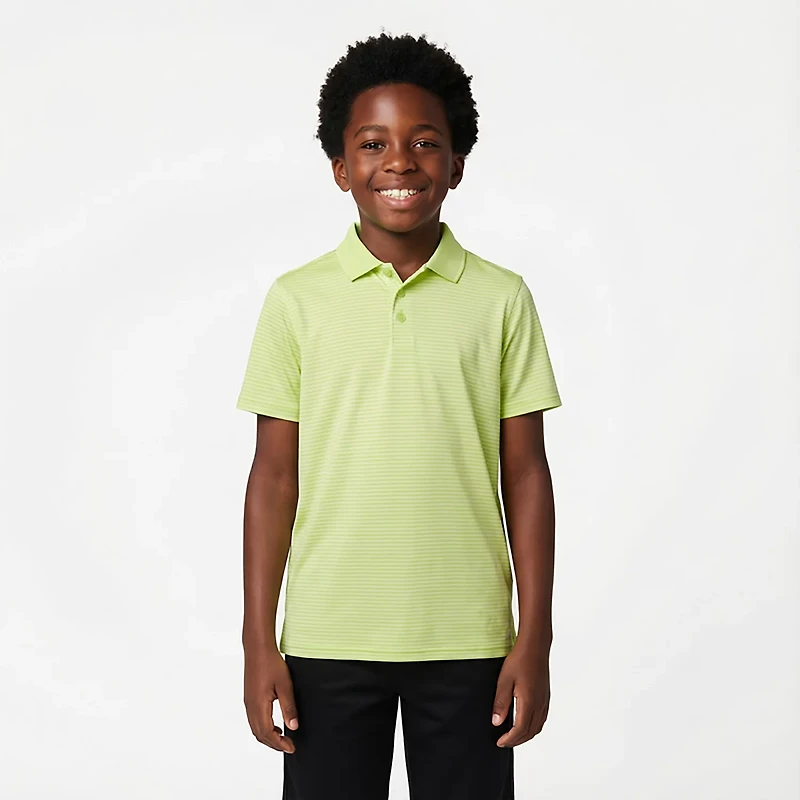 BCG Boys' Golf Stripe Polo Shirt