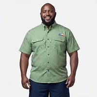 Magellan Men's Local State Gameday Micro Print Short Sleeve Shirt