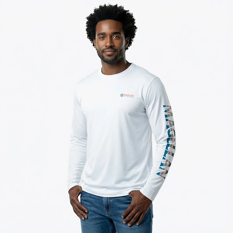 Magellan Outdoors Men's Casting Crew Long Sleeve T-shirt