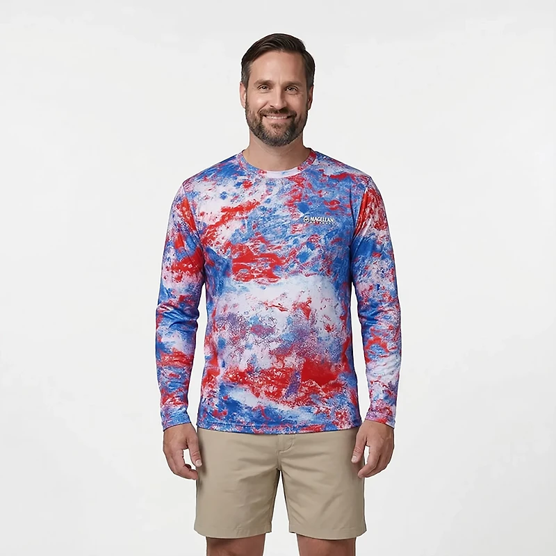 Magellan Outdoors Men's Realtree Xtreme Reversible Crew Long-Sleeve T-shirt