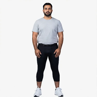 BCG Men's Compression 3/4 Length Tights
