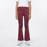 BCG Girls' Cotton Flare Printed Leggings