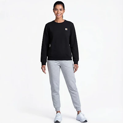 Carhartt Women's Relaxed Fit Midweight French Terry Crew Neck Sweatshirt