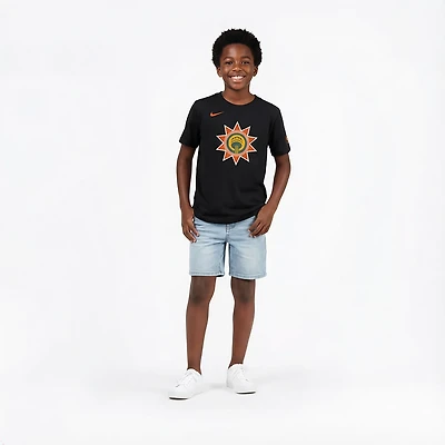 Nike Kids' San Antonio Spurs City Edition Logo T-shirt