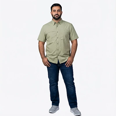 Magellan Outdoors Men's Hickory Canyon Ventilation Short Sleeve Shirt