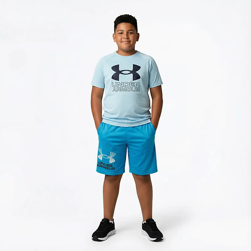 Under Armour Boys' Tech Logo 7 Shorts