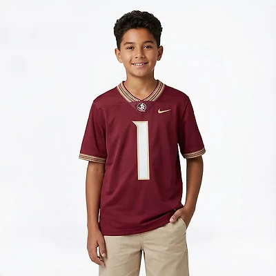Nike Boys' Florida State University Untouchable Football Jersey