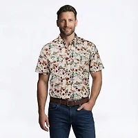 Magellan Outdoors Men's Mexico Print Fishing Shirt