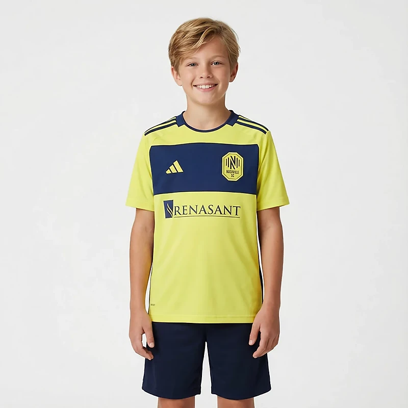 adidas Youth Nashville SC Home Replica '23/'24 Jersey