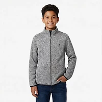 Nautica Boys' Full Zip Fleece Sweater