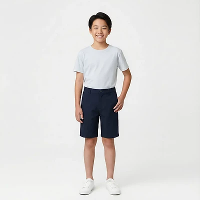 Nautica Boys' 8-20 Flat Front Performance Shorts
