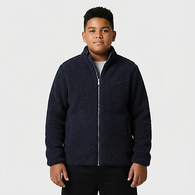 Nautica Boys' Sherpa Fleece Zip Up Jacket