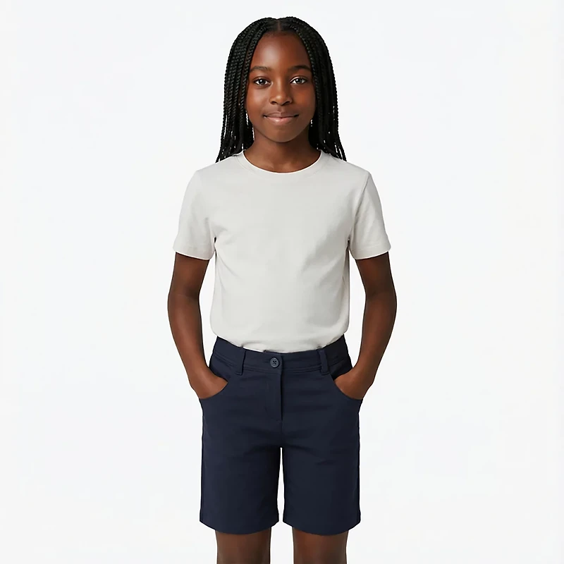 Nautica Girls' 4-6x Knit Shorts