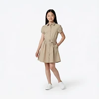 Nautica Girls' 7-16 Belted Shirt Dress
