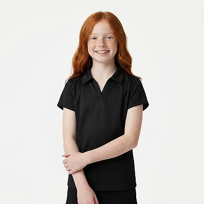 Nautica Girls' 7-16 Performance Knit Polo Shirt