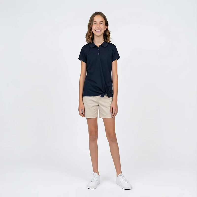 Nautica Girls' 7-16 Performance Polo Shirt