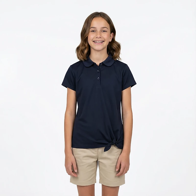 Nautica Girls' 7-16 Performance Polo Shirt