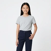 Nautica Girls' 7-16 High-Waisted Bootcut Twill Plus Pants