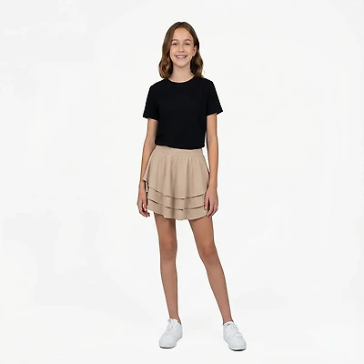 Nautica Girls' Plus Pindot Mesh Ruffle Scooter