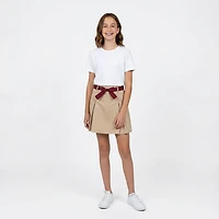 Nautica Girls' Plus Pleated Scooter Skort