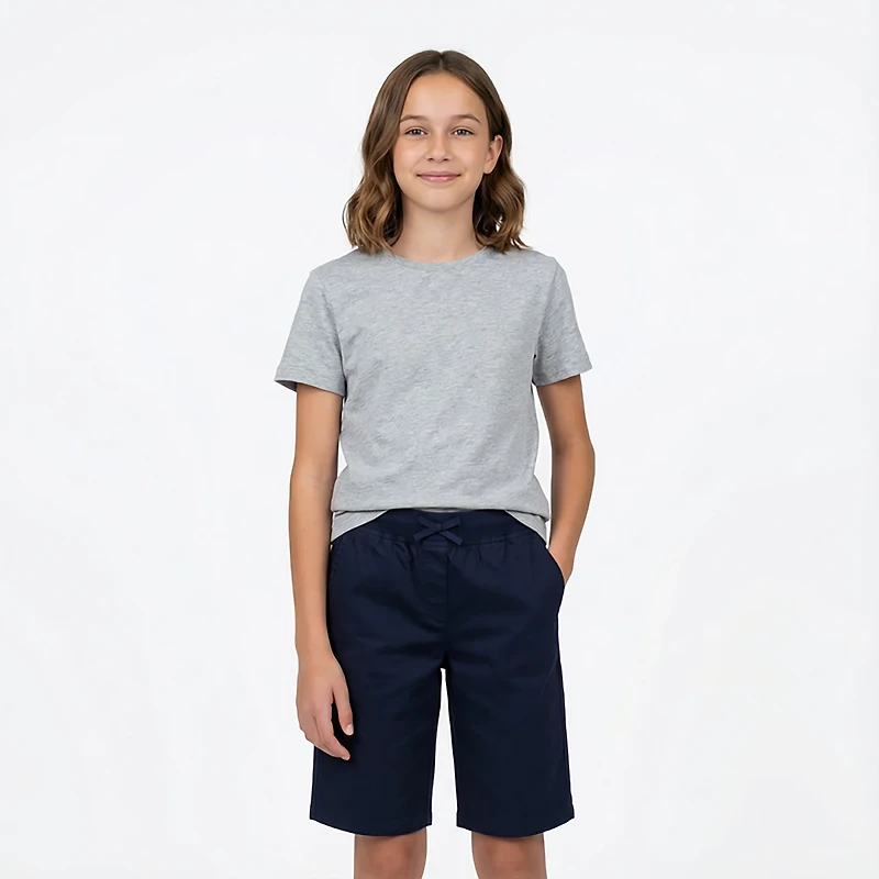 Nautica Girls' Pull On Skinny Bermuda Plus Shorts