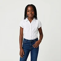 Nautica Girls' Woven Plus Blouse