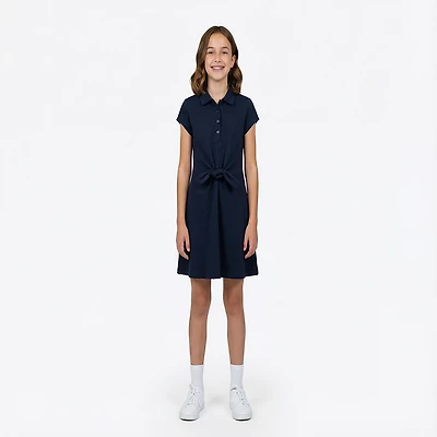Nautica Girls' Tie Front Dress