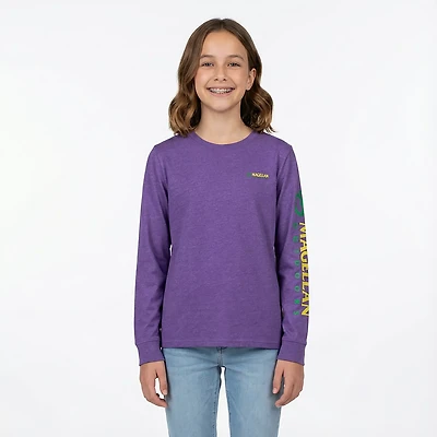 Magellan Outdoors Girls' Grotto Falls Mardi Gras T-shirt