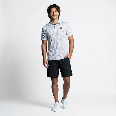 Antigua Men's New Orleans Saints Motion Short Sleeve Polo Shirt