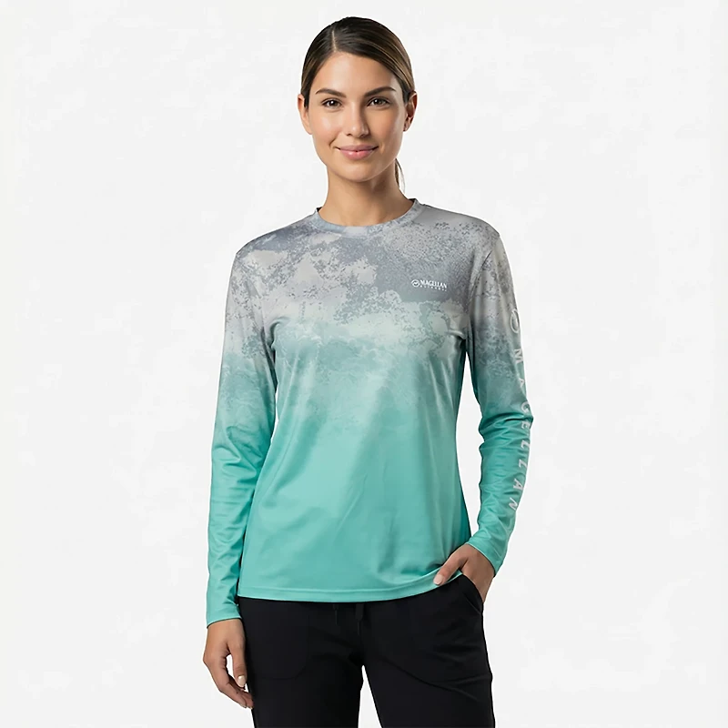 Magellan Outdoors Women's Caddo Lake RTX Ombre Long Sleeve T-shirt