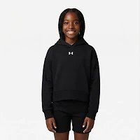 Under Armour Girls' Rival Fleece Crop Hoodie