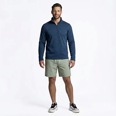 Magellan Outdoors Men's Hickory Canyon Slub Sweater Fleece 1/4 Zip Top