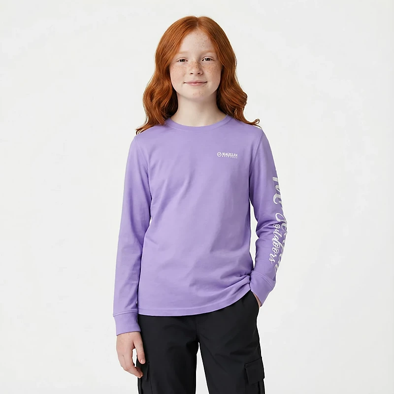 Magellan Outdoors Girls' Grotto Falls Long Sleeve T-shirt