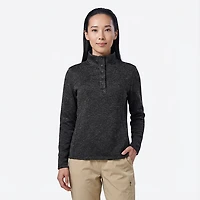 Magellan Outdoors Women's Campfire 1/4 Snap Sweater Fleece