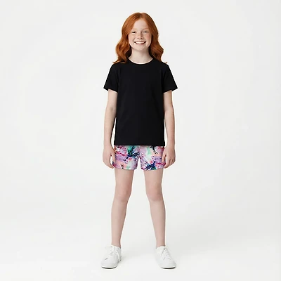 Rainbeau Moves Girls' Floral Print Shorts
