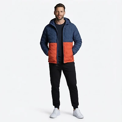 Magellan Outdoors Men's Backpacker Trail Textured Puffer Jacket