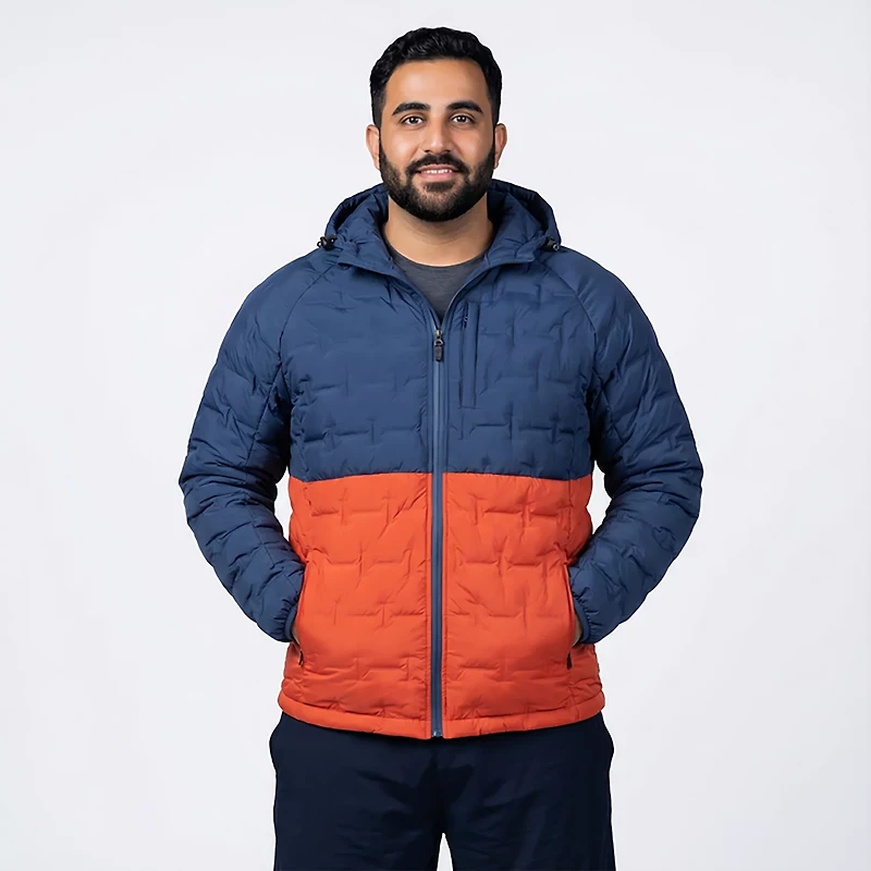 Magellan Outdoors Men's Backpacker Trail Textured Puffer Jacket