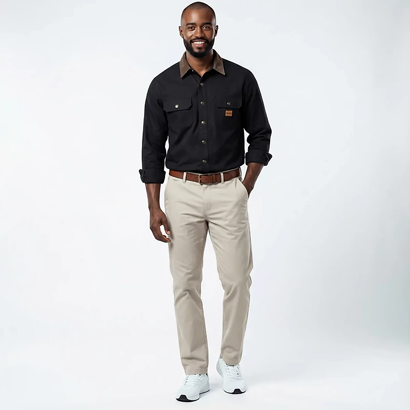 Brazos Men's Contractor Camo Lined ShirtJac