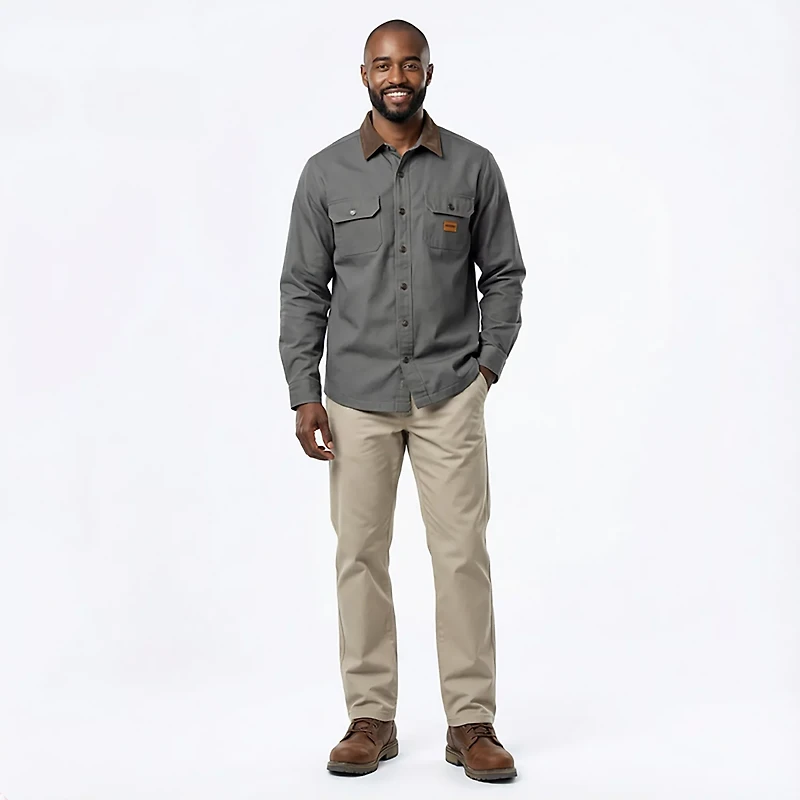 Brazos Men's Contractor Camo Lined ShirtJac